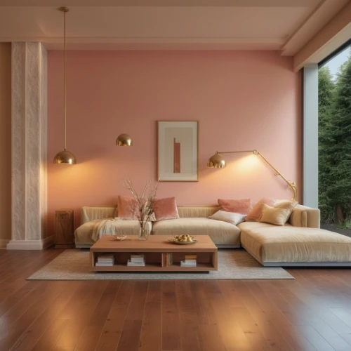 soft furniture,gold-pink earthy colors,hardwood floors,livingroom,sitting room,great room,bedroom,wood flooring,living room,natural pink,danish room,interior design,modern room,home interior,the living room of a photographer,interior decoration,laminate flooring,danish furniture,interiors,modern decor,Photography,General,Realistic