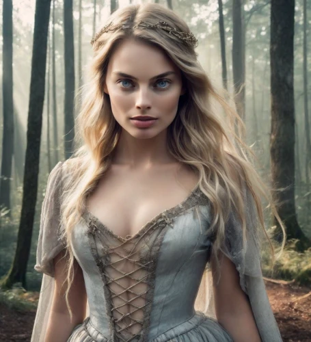 fae,the enchantress,jessamine,fantasy woman,cinderella,enchanting,celtic queen,elsa,white rose snow queen,rapunzel,blonde woman,fairy queen,sorceress,bodice,elven,nordic,fairy tale character,piper,full hd wallpaper,eufiliya,Photography,Realistic
