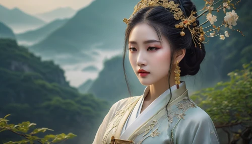 oriental princess,chinese art,inner mongolian beauty,oriental girl,oriental painting,shuanghuan noble,yunnan,oriental,taiwanese opera,mulan,geisha girl,geisha,chinese background,korean culture,wuchang,peking opera,asian culture,chinese style,yi sun sin,dongfang meiren,Art,Classical Oil Painting,Classical Oil Painting 32