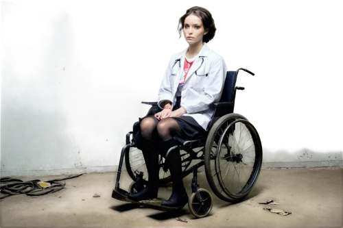 wheelchair,disability,disabled person,female nurse,the physically disabled,girl with a wheel,paraplegic,female doctor,medic,disabled,nurse uniform,motorized wheelchair,chair png,medical care,nurse,wheelchair sports,torekba,cd cover,lady medic,male nurse,Conceptual Art,Oil color,Oil Color 01