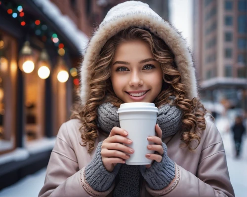 woman drinking coffee,winter drink,hot cocoa,blonde girl with christmas gift,hot coffee,hot drinks,hot chocolate,hot beverages,winter background,coffee donation,coffee to go,hot drink,cup of cocoa,coffee background,coffeetogo,drinking coffee,coffee cup sleeve,winter clothes,winter clothing,cold drink,Photography,Documentary Photography,Documentary Photography 22