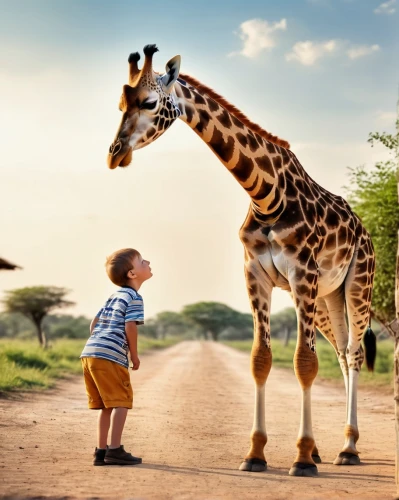 two giraffes,giraffes,giraffidae,giraffe,giraffe plush toy,animal world,human and animal,exotic animals,animal photography,tsavo,serengeti,animal zoo,children of uganda,national geographic,scandia animals,wildlife,kids' things,animalia,photographing children,cute animals