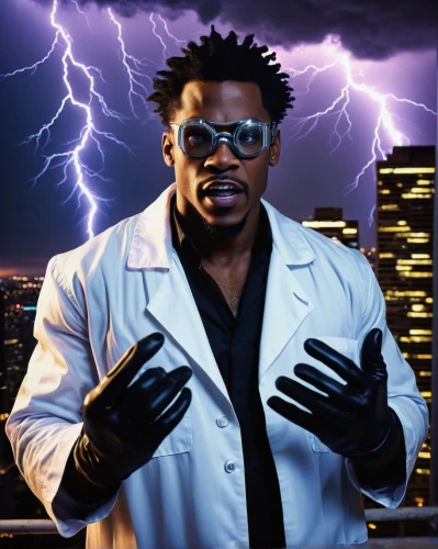 thundercat,scientist,electro,xanthosoma,dr,controller jay,theoretician physician,electricity,cartoon doctor,pandemic,doctor,god of thunder,weatherman,the pandemic,black businessman,meteorology,a black man on a suit,super hero,the doctor,avenger hulk hero,Photography,Black and white photography,Black and White Photography 05