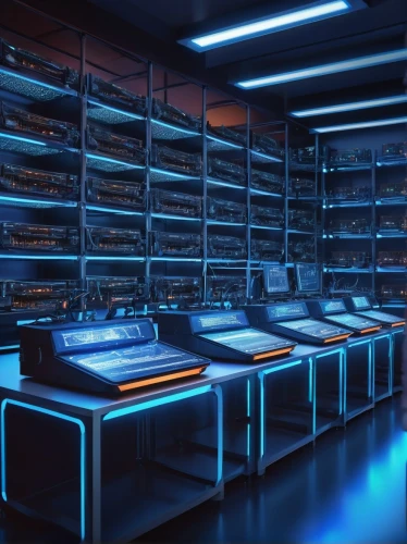 the server room,computer room,sci fi surgery room,data center,cosmetics counter,laboratory,computer store,synthesizers,laboratory oven,lab,chemical laboratory,neon human resources,ufo interior,laboratory information,laboratory equipment,music store,barebone computer,crypto mining,control center,cabinets,Illustration,Realistic Fantasy,Realistic Fantasy 28