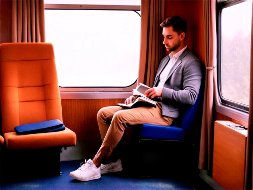 train compartment,train seats,single seat,railway carriage,men sitting,passenger,in seated position,train way,compartment,passenger gazelle,train ride,tgv,passenger groove,early train,train of thought,commuter,oebb,transit,tailor seat,flixbus,Illustration,Realistic Fantasy,Realistic Fantasy 44