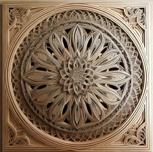 patterned wood decoration,carved wood,wood carving,art deco ornament,decorative fan,floral ornament,circular ornament,ceiling fixture,decorative frame,wall panel,art nouveau design,ceiling construction,decorative art,wood art,decorative element,corinthian order,ceiling light,wall plate,ornamental wood,stucco ceiling