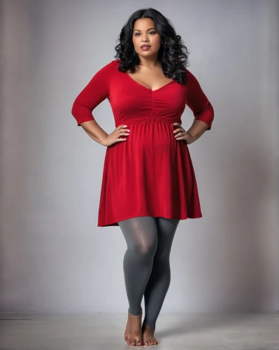 plus-size model,plus-size,plus-sized,social,red tunic,women's clothing,one-piece garment,menswear for women,african american woman,lady in red,lisaswardrobe,cellulite,diet icon,ester williams-hollywood,knitting clothing,maria bayo,santana,jasmine crape,man in red dress,female model,Photography,General,Natural