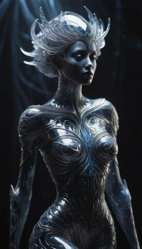 ice queen,neon body painting,bodypaint,blue enchantress,white walker,bodypainting,dark elf,mystique,sculpt,winterblueher,dryad,body painting,fantasy woman,the snow queen,humanoid,andromeda,3d figure,neottia nidus-avis,fractalius,wraith,Photography,Artistic Photography,Artistic Photography 11