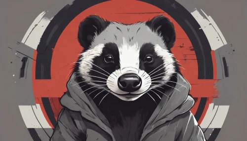 badger,rocket raccoon,raccoon,vector illustration,rocket,vector art,raccoons,vector graphic,vector,panda,vector design,pandabear,north american raccoon,conductor,red panda,chinese panda,mustelid,adobe illustrator,bamboo,phone icon