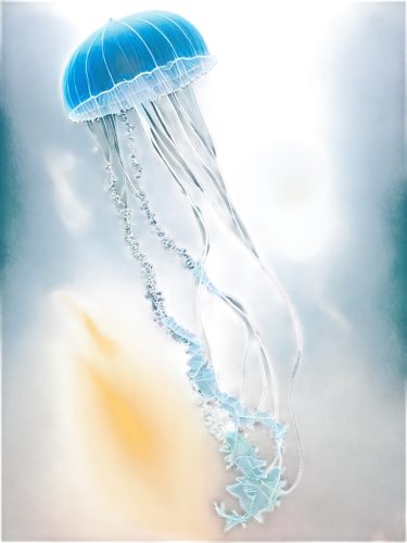 portuguese man o' war,jellyfish collage,jellyfish,sea jellies,lion's mane jellyfish,cnidaria,jellyfishes,box jellyfish,jellies,submersible,dewdrop,waterdrop,cnidarian,dew-drop,bluebottle,blue mushroom,suction cups,skyflower,cloud mushroom,raindrop,Illustration,Realistic Fantasy,Realistic Fantasy 18