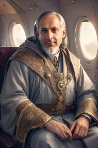 rome 2,pope,witcher,rompope,leonardo devinci,admiral von tromp,metropolitan bishop,francisco,nuncio,god the father,emperor,archimandrite,gabriel,game illustration,tehran,priesthood,vladimir,jerusalem,the emperor's mustache,airplane passenger,Photography,Realistic