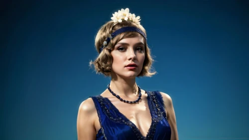 flapper,roaring twenties,art deco woman,twenties women,roaring 20's,great gatsby,mazarine blue,miss circassian,vesper,blue jasmine,fanny brice,social,roaring twenties couple,the hat of the woman,the hat-female,twenties of the twentieth century,fashionista from the 20s,headpiece,gatsby,the crown