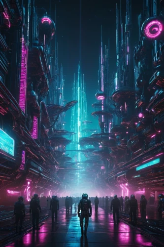 cyberpunk,futuristic landscape,futuristic,metropolis,vapor,dystopian,scifi,fantasy city,dystopia,matrix,sci-fi,sci - fi,cyber,cyberspace,shinjuku,vast,atmoshphere,alien world,3d fantasy,tokyo,Conceptual Art,Sci-Fi,Sci-Fi 09
