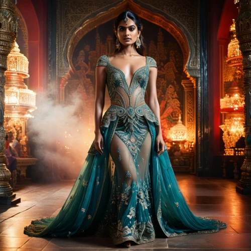 miss circassian,evening dress,blue enchantress,ball gown,cinderella,jasmine blue,cleopatra,teal blue asia,fairy queen,sorceress,the enchantress,aladha,gown,elsa,costume design,celtic queen,aladin,princess sofia,queen of the night,orientalism,Photography,General,Fantasy