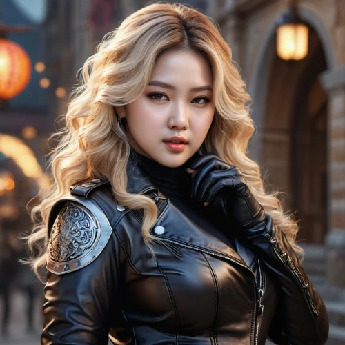 solar,leather jacket,songpyeon,black leather,leather,joy,yang,super heroine,kimjongilia,yeonsan hong,hong,seo,black widow,fierce,spy visual,ziu,daegeum,mandu,mt seolark,katniss,Photography,General,Natural