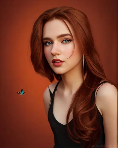 vanessa (butterfly),photoshoot butterfly portrait,digital painting,orange butterfly,red butterfly,poison ivy,black widow,butterflies,julia butterfly,world digital painting,cupido (butterfly),butterfly,fantasy portrait,ladybug,butterfly background,red fly,hornet,lycaena,lady bug,girl portrait,Common,Common,Cartoon