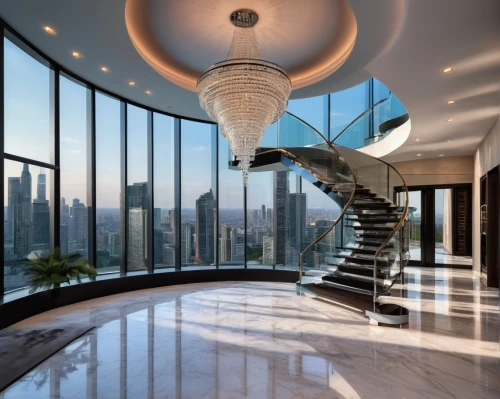penthouse apartment,luxury home interior,luxury property,interior modern design,luxury home,circular staircase,modern decor,luxury real estate,crib,great room,glass wall,contemporary decor,residential tower,interior design,outside staircase,mansion,jumeirah,staircase,winding staircase,beautiful home,Art,Artistic Painting,Artistic Painting 34