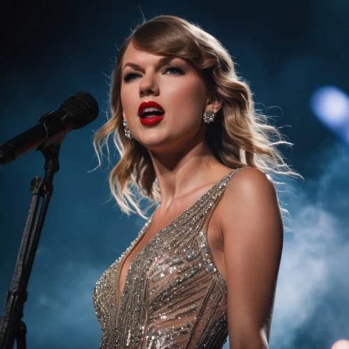 banner,earpieces,wireless microphone,swifts,playback,red gown,red banner,aging icon,enchanting,performing,microphone stand,shoulder length,breathtaking,queen,red,austin 12/6,mic,albums,delicate,singing,Photography,General,Cinematic