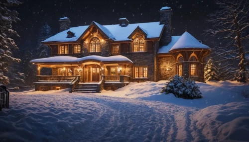winter house,beautiful home,christmas landscape,snowy landscape,snow scene,snowed in,christmas snowy background,the cabin in the mountains,victorian house,house in the mountains,snow landscape,log cabin,winter wonderland,house in mountains,christmas scene,snow house,christmas house,warm and cozy,wooden house,snow roof,Photography,General,Natural