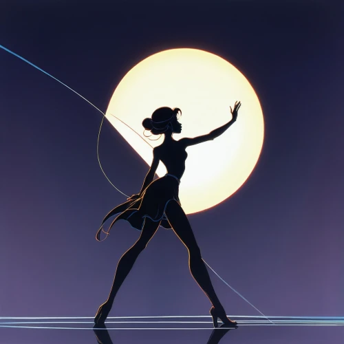 silhouette dancer,baton twirling,ball (rhythmic gymnastics),dance silhouette,hoop (rhythmic gymnastics),bow and arrow,ballroom dance silhouette,majorette (dancer),violinist violinist of the moon,rope (rhythmic gymnastics),swordswoman,ribbon (rhythmic gymnastics),bow with rhythmic,twirling,bow and arrows,bows and arrows,tightrope,rhythmic gymnastics,longbow,javelin throw,Illustration,Black and White,Black and White 08
