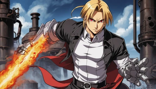 fullmetal alchemist edward elric,smouldering torches,fire master,flame spirit,male character,igniter,dragon slayer,gas flame,pillar of fire,fire background,fire devil,leo,human torch,fire kite,flaming torch,corvin,rhodes,burning torch,wiz,devil's tower,Unique,Pixel,Pixel 05