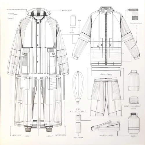 costume design,martial arts uniform,dry suit,one-piece garment,lumberjack pattern,fashion design,garment,sheet drawing,protective clothing,garments,chef's uniform,technical drawing,dress form,folk costume,protective suit,astronaut suit,a uniform,high-visibility clothing,diving equipment,folk costumes,Design Sketch,Design Sketch,Hand-drawn Line Art
