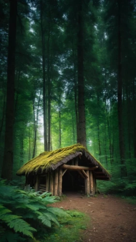 house in the forest,forest chapel,germany forest,wooden hut,wood doghouse,log cabin,log home,shelter,wooden roof,ancient house,forest workplace,forest floor,timber house,huts,round hut,forest of dean,fairytale forest,iron age hut,wooden house,fairy house
