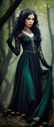 gothic woman,gothic dress,celtic woman,the enchantress,celtic queen,gothic fashion,gothic portrait,faery,fantasy picture,fairy queen,fairy tale character,sorceress,faerie,gothic style,miss circassian,fantasy woman,elven forest,goth woman,elven,enchanting,Illustration,Realistic Fantasy,Realistic Fantasy 15