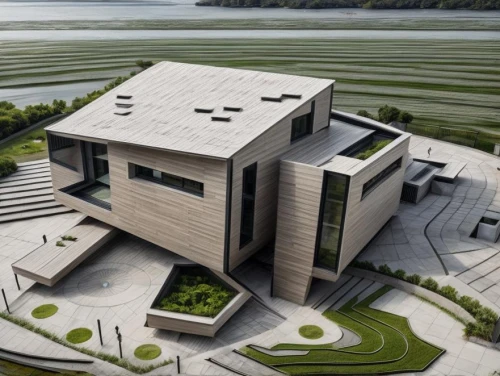 chinese architecture,dunes house,modern architecture,cube house,futuristic architecture,autostadt wolfsburg,house with lake,modern house,asian architecture,suzhou,cubic house,cube stilt houses,eco-construction,futuristic art museum,3d rendering,japanese architecture,eco hotel,guizhou,concrete ship,helipad,Architecture,Villa Residence,Futurism,Futuristic 12