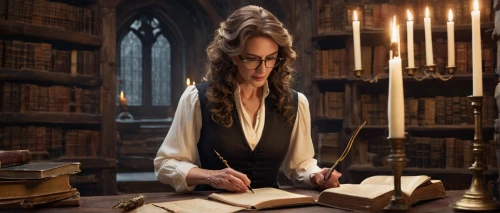 librarian,scholar,women's novels,bibliology,divination,magic book,bookworm,candlemaker,parchment,bookkeeper,hymn book,the books,publish a book online,girl studying,bookselling,reading glasses,magistrate,writing-book,barrister,magic grimoire,Conceptual Art,Fantasy,Fantasy 02