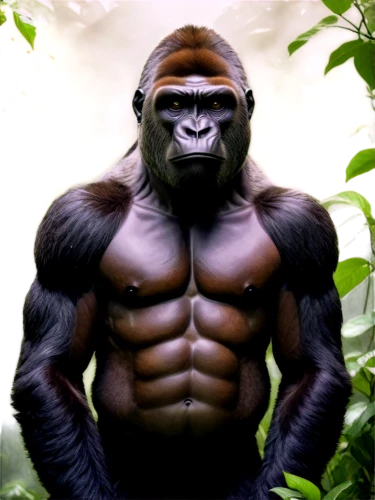 gorilla,ape,silverback,primate,kong,gorilla soldier,chimp,king kong,bonobo,great apes,orang utan,tarzan,orangutan,chimpanzee,body building,bodybuilding,common chimpanzee,bodybuilder,body-building,aaa,Illustration,Paper based,Paper Based 22