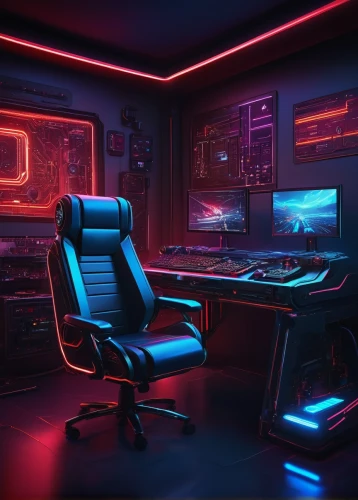 computer room,computer desk,computer workstation,desk,ufo interior,neon human resources,cyberpunk,working space,secretary desk,cyber,game room,blur office background,modern office,creative office,study room,computer,neon coffee,computer art,cinema 4d,neon,Art,Artistic Painting,Artistic Painting 37