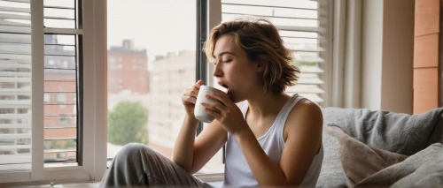 woman drinking coffee,woman holding a smartphone,girl with cereal bowl,woman eating apple,relaxed young girl,woman sitting,blonde woman reading a newspaper,depressed woman,stressed woman,window sill,tea zen,girl sitting,woman thinking,dialogue window,bedroom window,hygge,oxydizing,window with shutters,on the phone,homes for sale in hoboken nj,Photography,Black and white photography,Black and White Photography 12