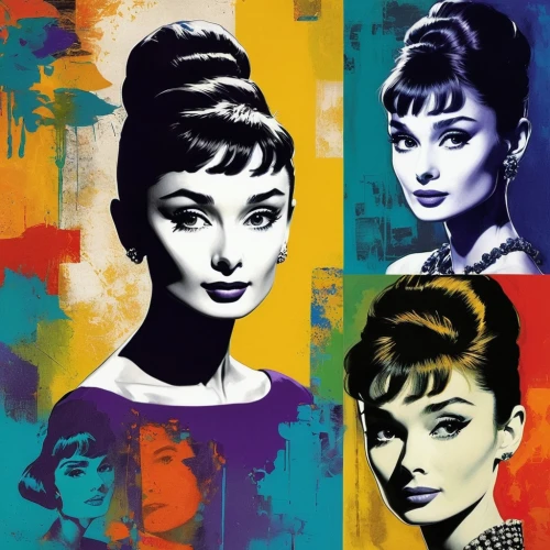 audrey hepburn,pop art style,audrey hepburn-hollywood,hepburn,cool pop art,popart,effect pop art,pop art colors,girl-in-pop-art,pop art girl,audrey,modern pop art,pop art background,pompadour,pop art woman,bouffant,pop art effect,pop art,retro women,pop art people,Illustration,Paper based,Paper Based 15