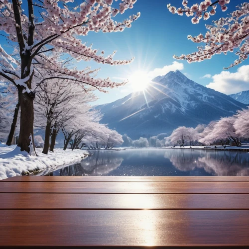 japanese sakura background,beautiful japan,fragrant snow sea,cold cherry blossoms,landscape background,sakura background,winter background,japanese cherry trees,japanese mountains,snow landscape,japan landscape,sakura trees,japanese alps,spring in japan,snowy landscape,japanese cherry blossoms,winter landscape,the cherry blossoms,japanese floral background,takato cherry blossoms,Photography,General,Realistic