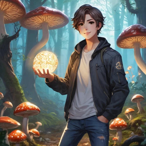 forest mushroom,umbrella mushrooms,mushroom landscape,forest mushrooms,wild mushroom,club mushroom,autumn background,lingzhi mushroom,champignon mushroom,amanita,chestnut mushroom,witches boletus,agaric,boletes,mushroom type,wild mushrooms,tree mushroom,mushroom,edible mushrooms,edible mushroom,Illustration,Realistic Fantasy,Realistic Fantasy 43