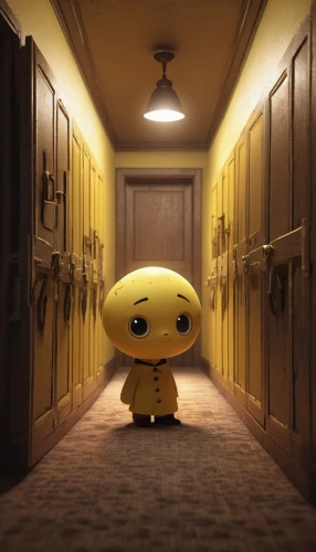 wooser,pac-man,peanuts,little yellow,it,yellow light,pacman,penumbra,funko,stud yellow,hallway,knuffig,yellow,bob,lamp,run,yellow bell,dango,pubg mascot,danbo cheese,Unique,3D,3D Character