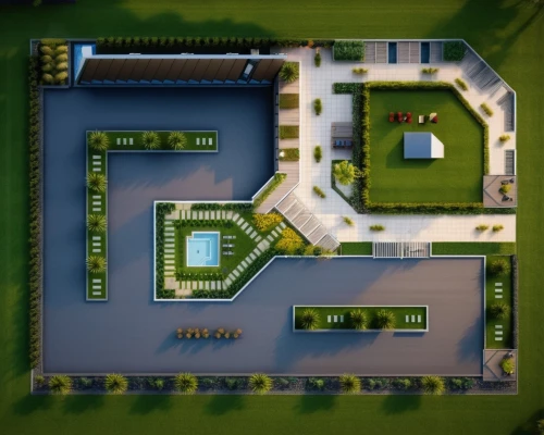 barracks,military fort,private estate,school design,country estate,military training area,development concept,large home,soccer field,golf resort,facility,roman villa,bird's-eye view,peter-pavel's fortress,hacienda,bendemeer estates,knight village,resort town,mansion,prison,Photography,General,Realistic