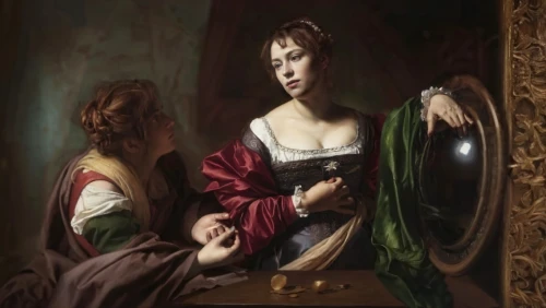 woman holding a smartphone,woman holding pie,portrait of a girl,portrait of a woman,the mirror,gothic portrait,magic mirror,la violetta,meticulous painting,woman hanging clothes,woman playing,bougereau,jane austen,cepora judith,young woman,mystical portrait of a girl,makeup mirror,in the mirror,girl with cloth,the girl's face