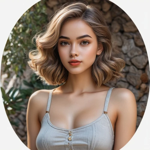 short blond hair,pixie cut,eurasian,natural color,vietnamese,pixie-bob,bob cut,smooth hair,beautiful young woman,portrait background,beret,filipino,pretty young woman,vintage asian,haired,natural cosmetic,tiktok icon,model beauty,asian semi-longhair,girl portrait,Illustration,Paper based,Paper Based 29