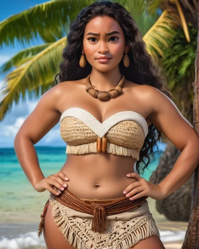 polynesian girl,moana,polynesian,hula,plus-size model,polynesia,tiana,mai tai,luau,farofa,tahiti,bora-bora,south pacific,mahé,pocahontas,beach background,santana,maori,bora bora,plus-size,Photography,General,Realistic