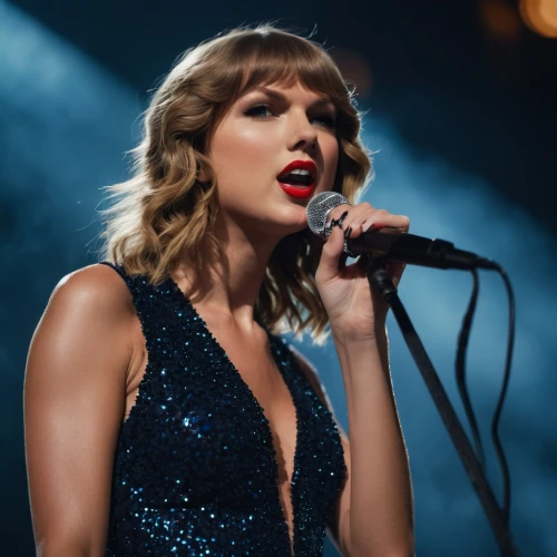 earpieces,blue dress,wireless microphone,aging icon,banner,red banner,microphone stand,singing,enchanting,playback,swifts,mic,microphone,performing,austin 12/6,shoulder length,queen,porcelain doll,red gown,delicate,Photography,General,Cinematic