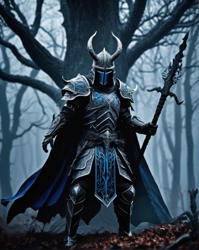 knight armor,fantasy warrior,dark elf,lone warrior,massively multiplayer online role-playing game,warlord,heroic fantasy,wall,knight,dane axe,cleanup,castleguard,excalibur,cosplay image,paladin,skyrim,the warrior,shredder,crusader,norse,Illustration,Black and White,Black and White 14