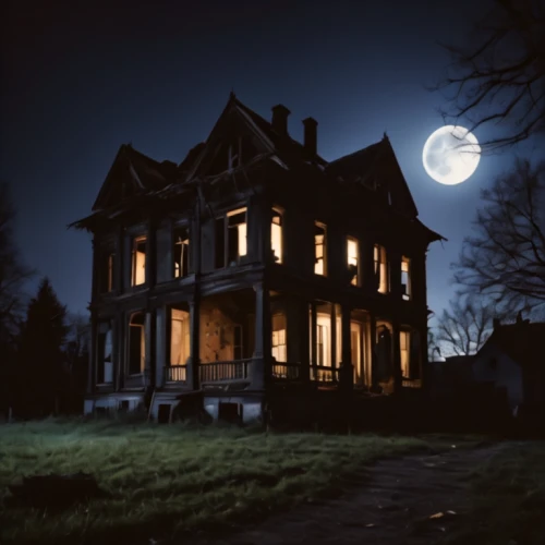 witch house,the haunted house,haunted house,abandoned house,creepy house,ghost castle,witch's house,moonlit night,moonlit,haunted,victorian house,night image,house insurance,ancient house,moonshine,old house,lonely house,house silhouette,night photography,old home