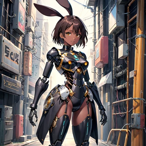 female hares,brown rabbit,honmei choco,bunny,fran,kotobukiya,tracer,desert cottontail,cg artwork,rabbit,wasp,wood rabbit,jack rabbit,cottontail,hare,kayano,euphonium,sanya,game illustration,nagasaki,Anime,Anime,Realistic