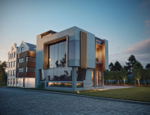 3d rendering,appartment building,new housing development,modern building,modern architecture,glass facade,modern house,crown render,school design,cubic house,prefabricated buildings,new building,render,build by mirza golam pir,music conservatory,contemporary,modern office,biotechnology research institute,residential house,metal cladding