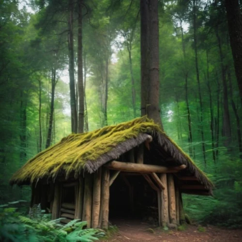 house in the forest,forest chapel,wooden hut,iron age hut,log cabin,fairy house,wood doghouse,log home,timber house,round hut,wooden roof,huts,straw hut,wooden house,wigwam,ancient house,germany forest,wooden sauna,tree house,grass roof