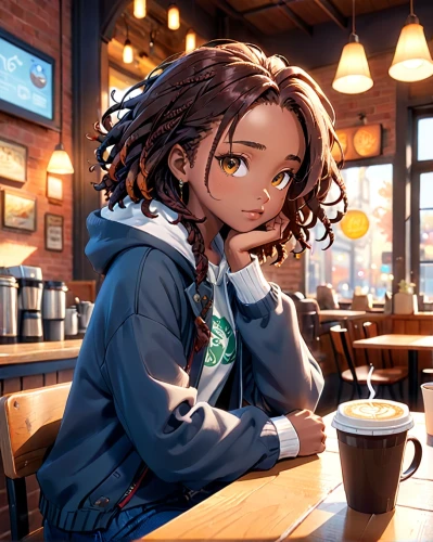 coffee background,woman drinking coffee,coffee shop,barista,woman at cafe,drinking coffee,coffee tea illustration,the coffee shop,mocha,coffeehouse,cafe,honmei choco,coffee zone,cg artwork,street cafe,parisian coffee,coffee tea drawing,a cup of coffee,hojicha,coffee and books,Anime,Anime,Cartoon