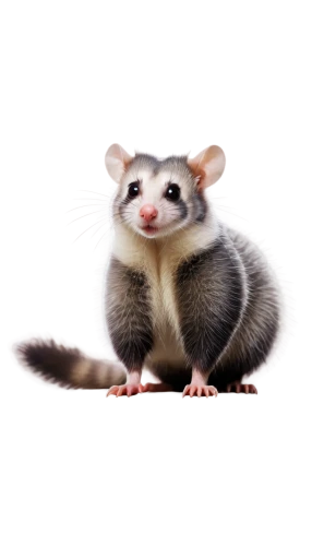 common opossum,virginia opossum,opossum,mustelid,ferret,mustelidae,possum,weasel,polecat,mammal,sugar glider,coatimundi,black-footed ferret,rat,rodentia icons,marsupial,aye-aye,ring-tailed,rataplan,dormouse,Conceptual Art,Fantasy,Fantasy 21