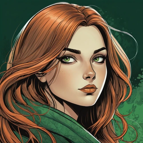 poison ivy,clary,mary jane,ivy,background ivy,scarlet witch,sorceress,the enchantress,huntress,dryad,rosa ' amber cover,maryjane,artemisia,vanessa (butterfly),anahata,autumn icon,fantasy portrait,emerald,detail shot,rowan,Illustration,American Style,American Style 13